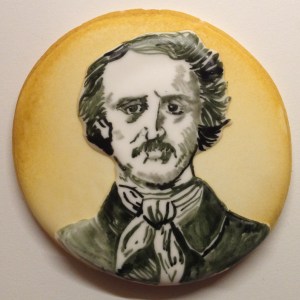 Edgar Allan Poe cookie